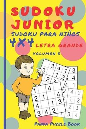 Sudoku Junior - Sudoku Para Niños 4x4 - Volumen 3