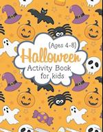 Halloween Activity Book for Kids Ages 4-8