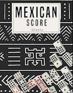Mexican Score Sheets