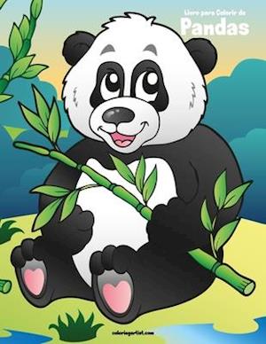 Livro para Colorir de Pandas