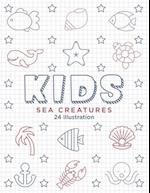 Kids Sea Creatures 24 illustration