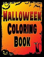 Halloween Coloring Book: Jumbo Halloween Coloring Pages 