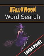 Halloween Word Search Large Print