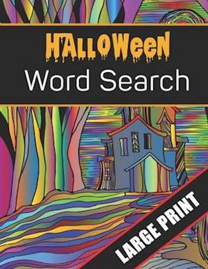 Halloween Word Search Large Print