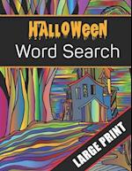 Halloween Word Search Large Print