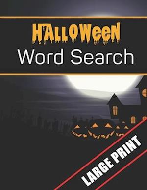 Halloween Word Search Large Print