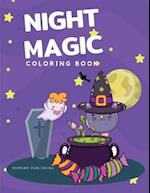 Night Magic Coloring Book