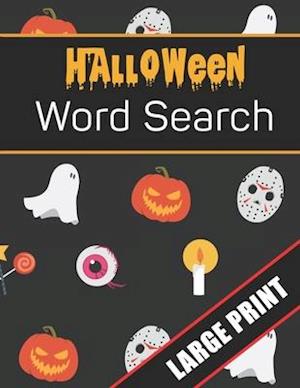 Halloween Word Search Large Print