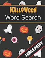 Halloween Word Search Large Print