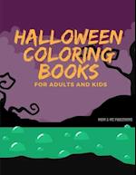Halloween Colorings for Adults and Kids