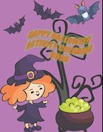 Happy Halloween Activity Coloring Book