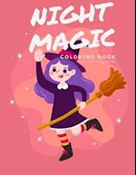 Night Magic Coloring Book