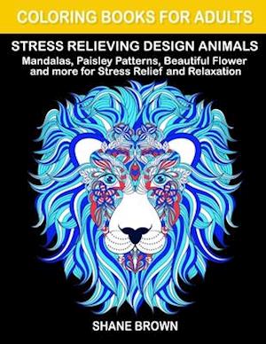 Coloring Books for Adults Stress Relieving Design Animals