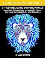 Coloring Books for Adults Stress Relieving Design Animals