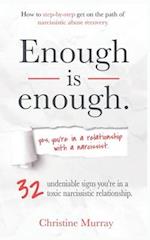 Enough is enough - Yes, you're in a relationship with a narcissist