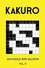 Kakuro 200 Puzzle With Solution Vol. 9