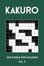 Kakuro 200 Puzzle With Solution Vol. 11