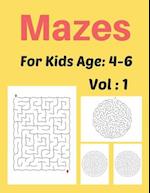 Mazes For Kids Age