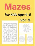 Mazes For Kids Age