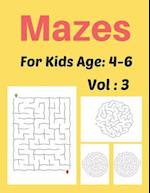 Mazes For Kids Age