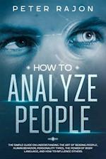 How To Analyze People