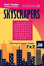 Sudoku Skyscrapers - 200 Hard to Master Puzzles 7x7 (Volume 28)