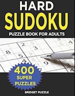 Hard Sudoku Puzzle Book for Adults