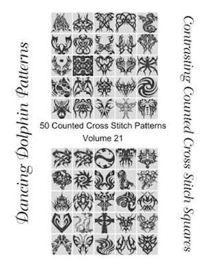 Contrasting Counted Cross Stitch Squares