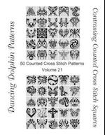 Contrasting Counted Cross Stitch Squares
