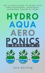 Hydroponics, Aquaponics, Aeroponics