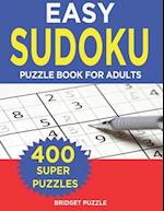 Easy Sudoku Puzzle Book For Adults