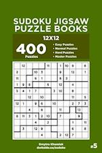 Sudoku Jigsaw Puzzle Books - 400 Easy to Master Puzzles 12x12 (Volume 5)