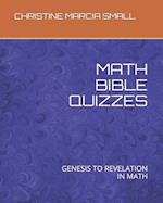 Math Bible Quizzes