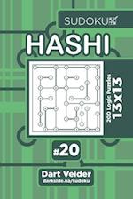 Sudoku Hashi - 200 Logic Puzzles 13x13 (Volume 20)
