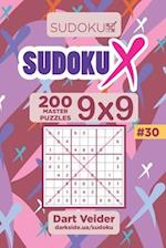 Sudoku X - 200 Master Puzzles 9x9 (Volume 30)