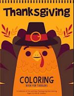 Thanksgiving Coloring Book For Toddlers