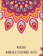 Masjas Mandala Coloring Book: Henna Mandala Coloring Book,Masjas Mandala Coloring Book.50 Story Paper Pages. 8.5 in x 11 in Cover. 