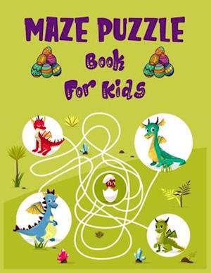 Maze puzzle book for kids.