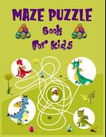 Maze puzzle book for kids.