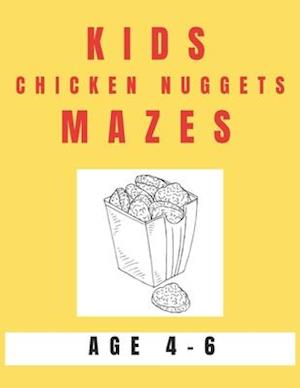 Kids Chicken Nugget Mazes Age 4-6