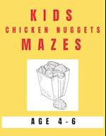 Kids Chicken Nugget Mazes Age 4-6