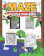 Maze Puzzle For Kids Ages 4-8