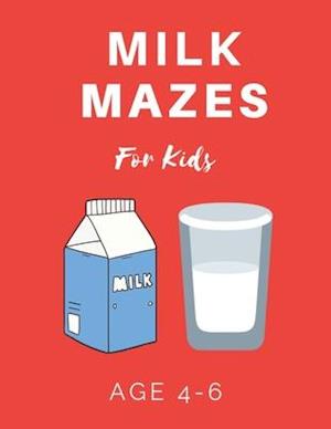 Milk Mazes For Kids Age 4-6