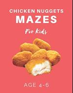 Chicken Nugget Mazes For Kids Age 4-6