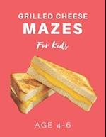 Grilled Cheese Mazes For Kids Age 4-6