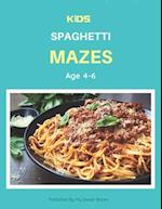 Kids Spaghetti Mazes Age 4-6