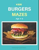 Kids Burger Mazes Age 4-6