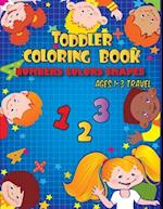 Toddler coloring books ages 1-3 travel