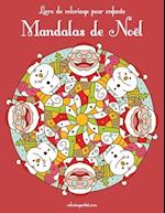 Livre de coloriage pour enfants Mandalas de Noël