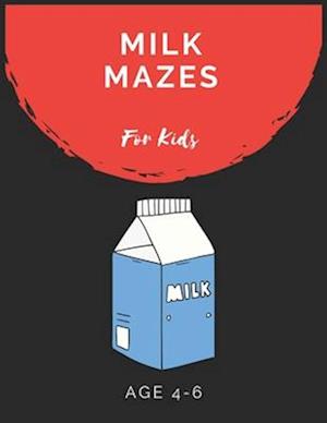 Milk Mazes For Kids Age 4-6